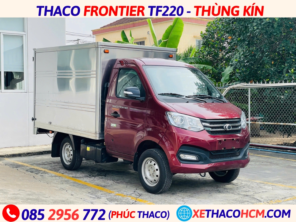 tf220 thùng kín tải trọng 980kg thùng dài 2m3