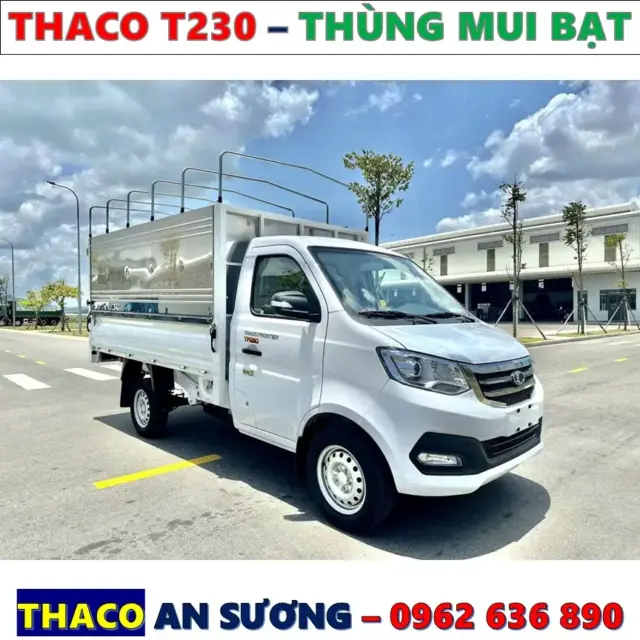 Thaco Frontier TF230 Thùng Mui Bạt Tải Trọng 920kg