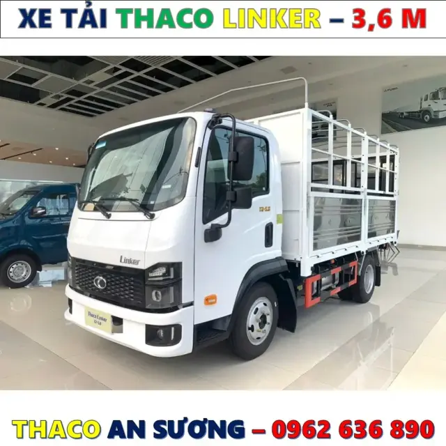 Xe Tải Thaco Linker T2-5.0 Thùng mui bạt 1.900kg