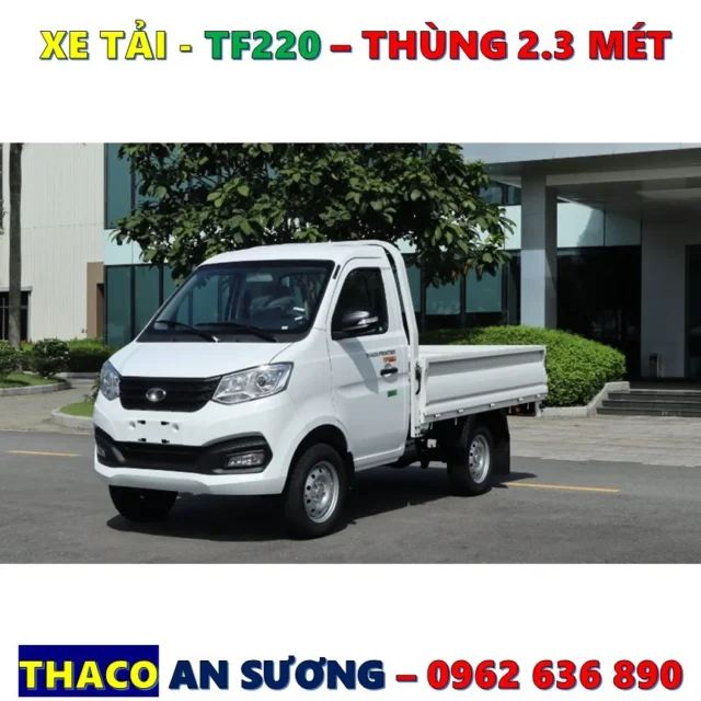 Thaco Frontier TF220 Thùng Lửng Tải Trọng 990kg