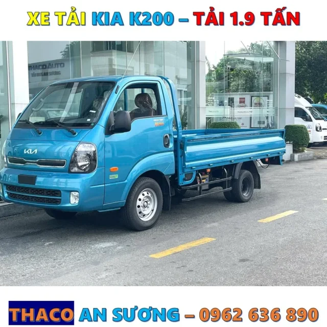 Xe Tải Kia K200 Thùng Lửng Tải Trọng 1990kg